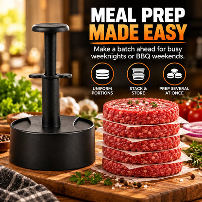 🎁Hamburger Patty Maker with Press Handle – Easy Burger Mold