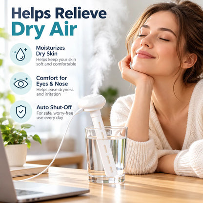 🎁Portable Mini USB Humidifier – Compact Cool Mist for Home & Travel