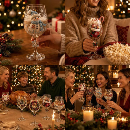 3D Christmas Glass Collection Gift Set