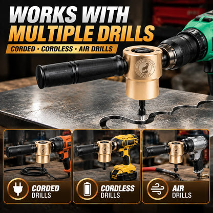 🎁Drill-Powered Metal Cutting Attachment for Sheet Metal &amp; Tubing