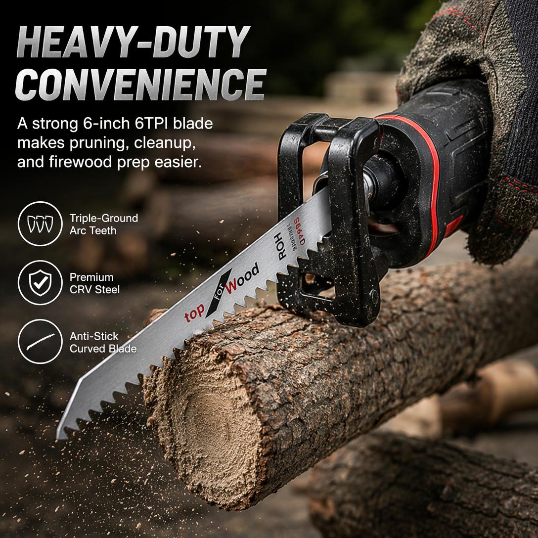 2 PCS Japanese Style Heavy Duty Forged Blade Sawzall Blades