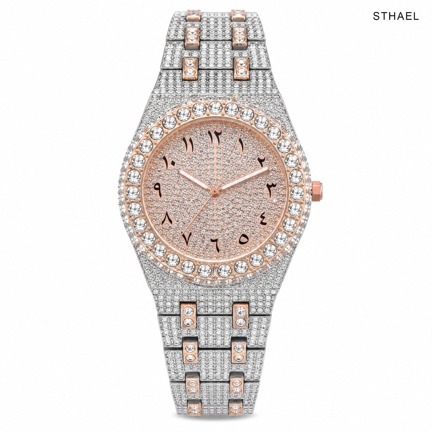 Men's Luxury Automatic Diamond Accent Watch