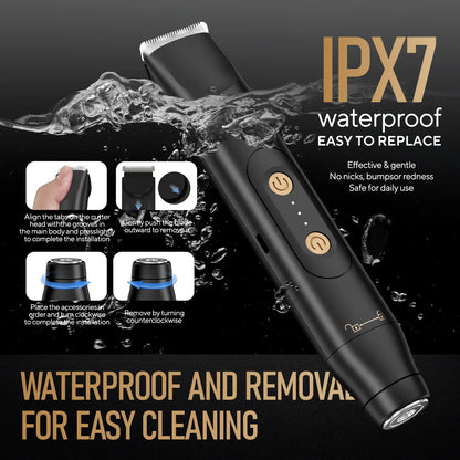 Multifunctional Shaver  IPX7 Waterproof