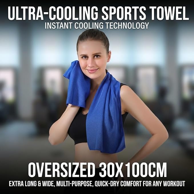 Soft Cooling Towel, Breathable Quick Dry Ice Towel