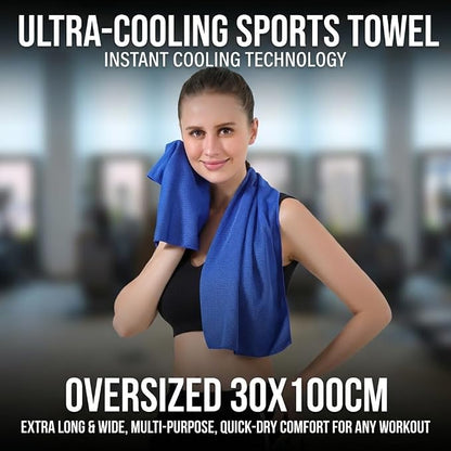 Soft Cooling Towel, Breathable Quick Dry Ice Towel