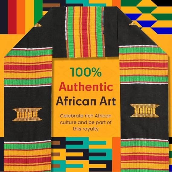 🎓 Kwabla’s Kente Graduation Stole Class of 2026 – Celebrate African Heritage With Pride ✨