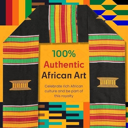 🎓 Kwabla’s Kente Graduation Stole Class of 2026 – Celebrate African Heritage With Pride ✨