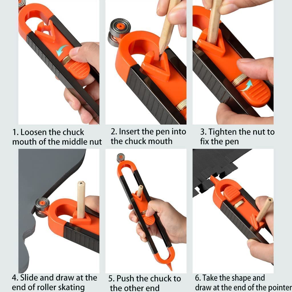 ❤️Contour Gauge with Lock for Precise Woodworking Cuts