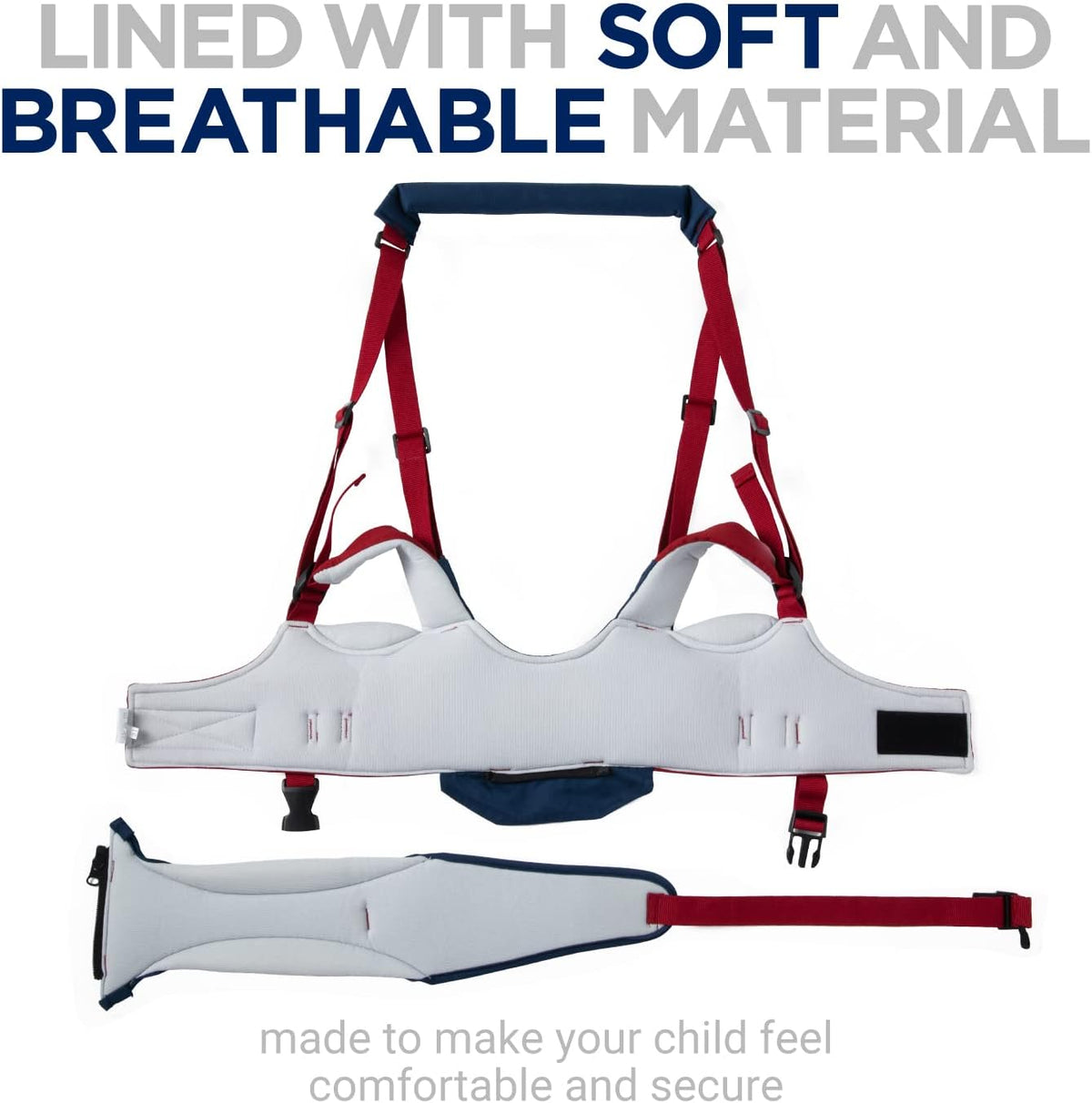 Adjustable Baby Walking Harness With Support Handl