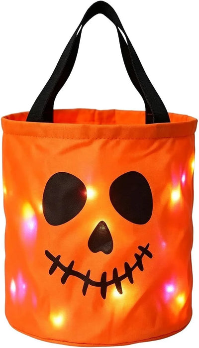 Light Up Halloween Candy Buckets For Trick Or Treating