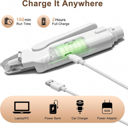 ❤️2-in-1 LED Pet Nail Clipper & Grinder – Rechargeable Safety Trimmer