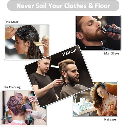 🎁2 Pcs Waterproof Umbrella Hair Cutting Cape For Adults &amp; Kids
