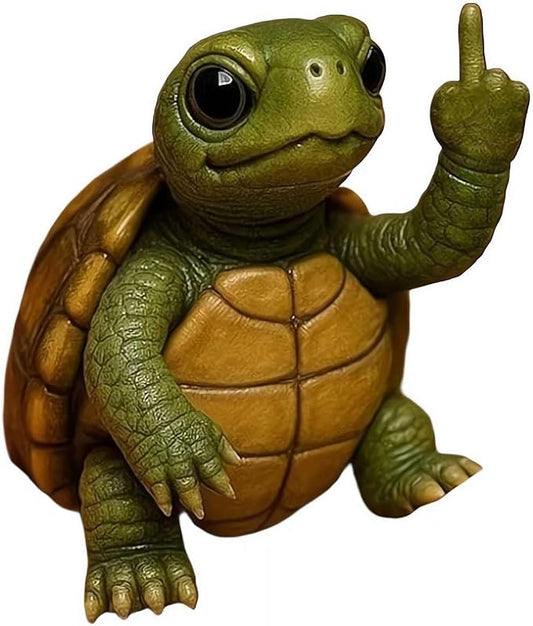Fun Mini Middle Finger Animal Statue