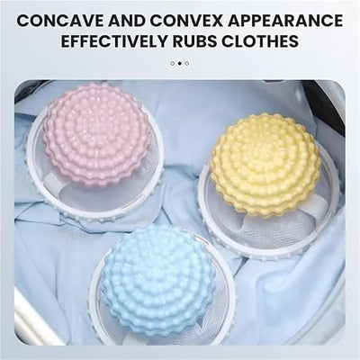 🎁3-Pack Silicone Sticky Ball Pet Hair & Lint Laundry Catcher