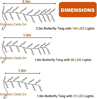 🎁Lighted Willow Vine Branch Wall Lamp With Remote Control