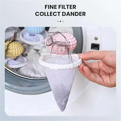 🎁3-Pack Silicone Sticky Ball Pet Hair & Lint Laundry Catcher