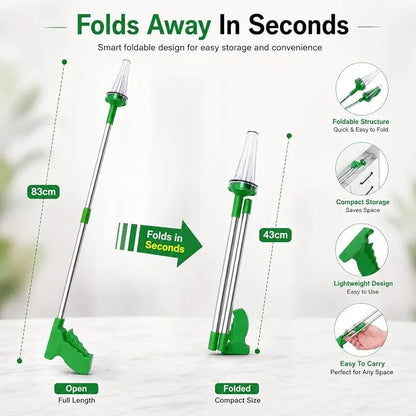 🎁32.7-Inch Foldable Spider &amp; Bug Catcher With Long Handle