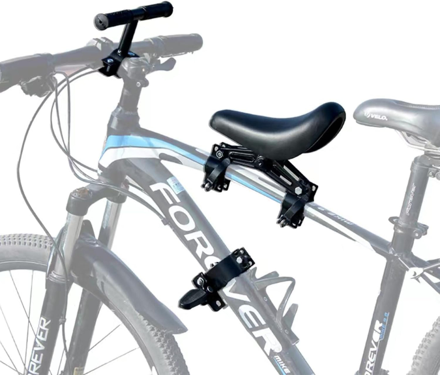 Front-Mounted Kids Bike Seat Set for Family Rides(3PCS)