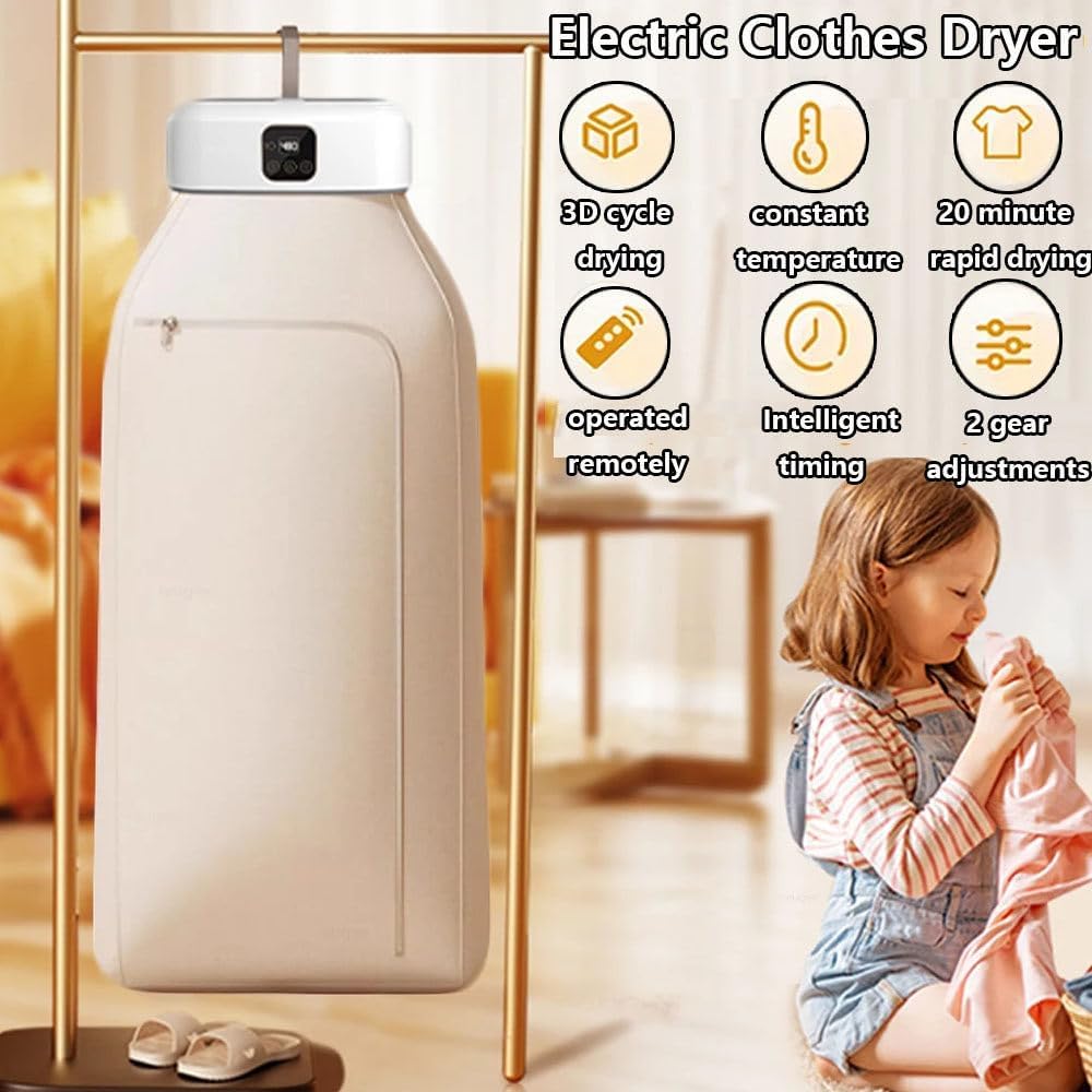 ❤️Portable Clothes Dryer – Fast Drying, Foldable & Easy to Use