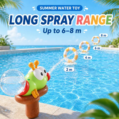 Electric Water Blaster Toy for Kids – Cute Animal One-Touch Summer Water Blaster for Pool, Beach & Backyard Fun
