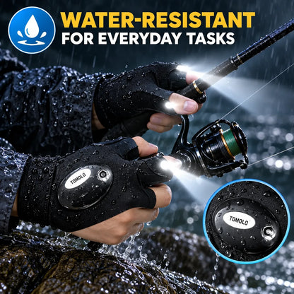 🎁LED Finger Flashlight Gloves – Hands-Free Lighting For Repairs, Fishing & Outdoor Activities
