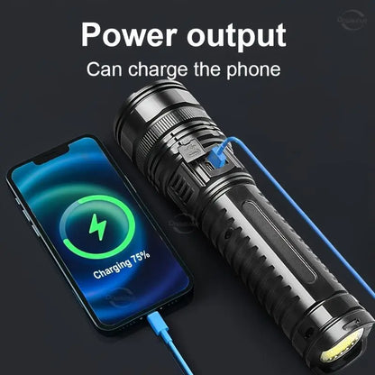 🎁2-in-1 Portable Flashlight Power Bank