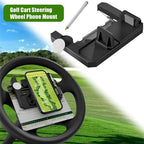 Golf Cart Steering Wheel Phone Holder – Universal Phone & Scorecard Mount for Golf Carts ⛳📱