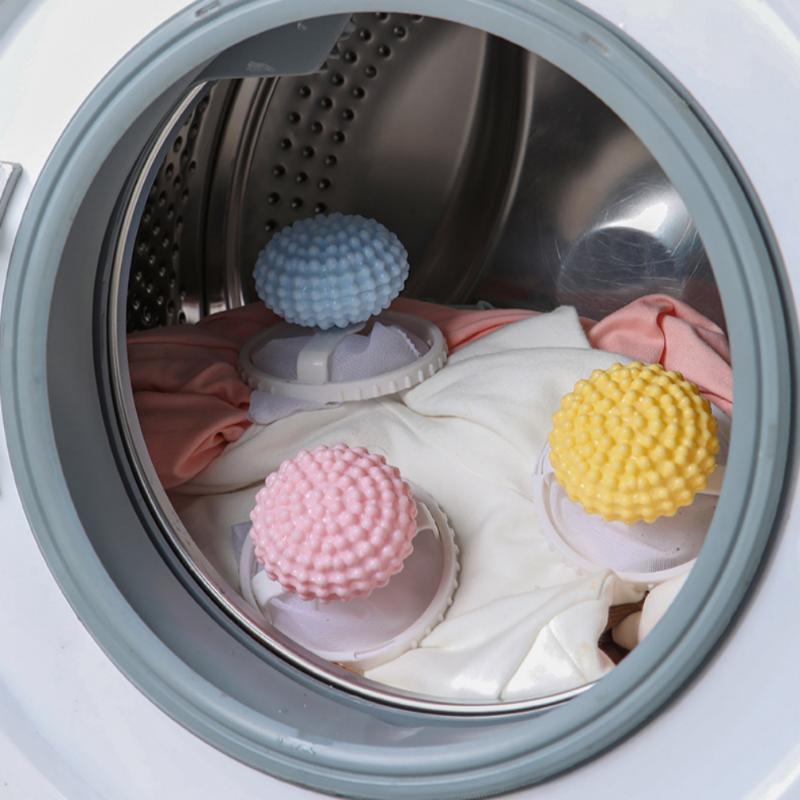 🎁3-Pack Silicone Sticky Ball Pet Hair & Lint Laundry Catcher