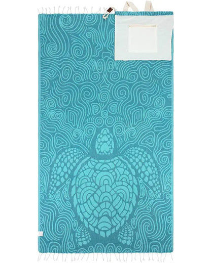 2-in-1 Sand Resistant Beach Towel Backpack