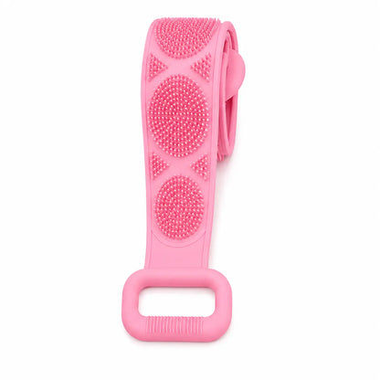 Silicone Bath Brush, Double-Sided Exfoliating Back Scrubber