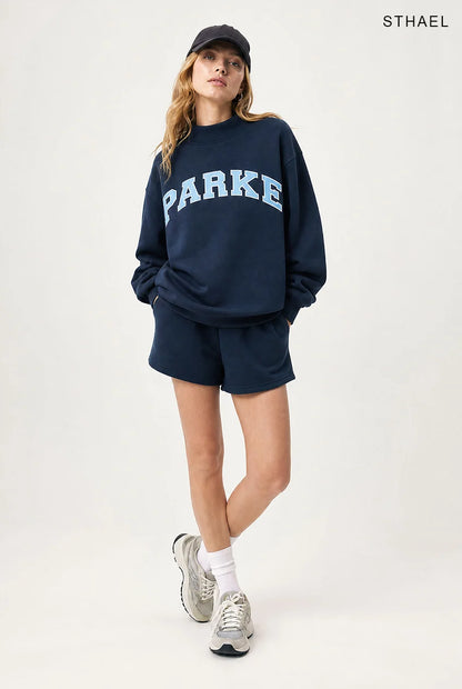 Women's Oversized Mock-Neck Sweatshirt