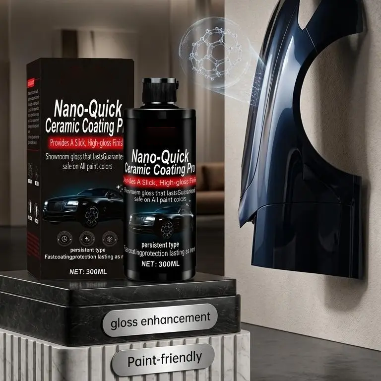 ❤️Nano Ceramic Car Coating Spray for High Gloss Shine and Paint Protection 300ml