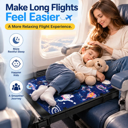 🎁Kids Airplane Seat Extender – Portable Travel Hammock Bed with Adjustable Straps & Foot Support for Toddlers and Long-Haul Flights