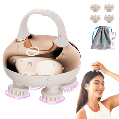 Waterproof Head & Body Massager, Perfect Gift for Men & Women