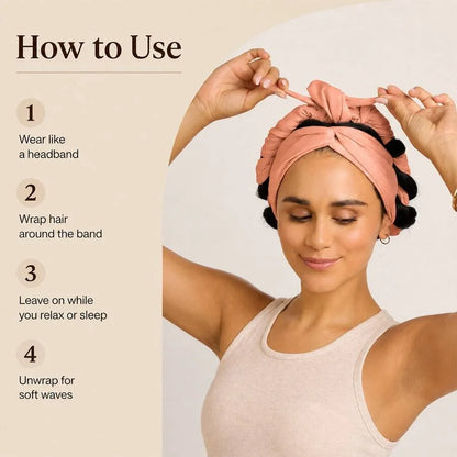 🎁Heatless Curling Headband for Soft Waves & Curls