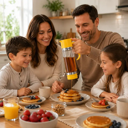 🎁No Drip Glass Honey & Syrup Dispenser