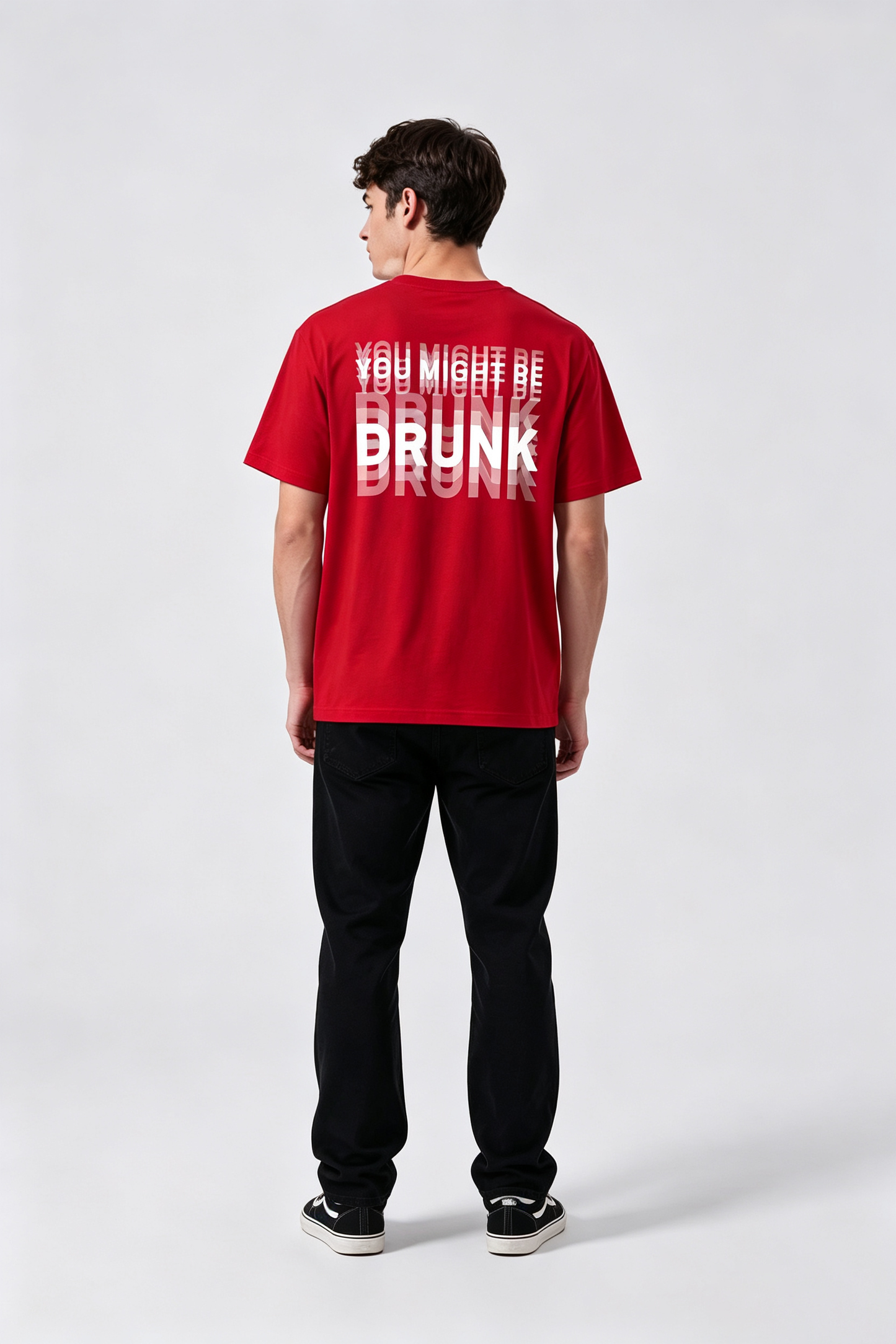 You Might Be Drunk Oversized Graphic Tee