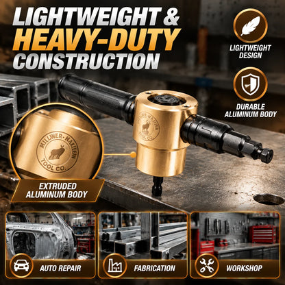 🎁Drill-Powered Metal Cutting Attachment for Sheet Metal &amp; Tubing