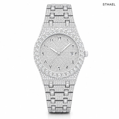 Men's Luxury Automatic Diamond Accent Watch