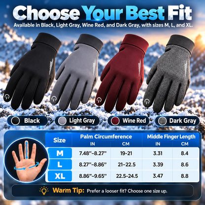 🎁Thermal Touchscreen Gloves for Men &amp; Women