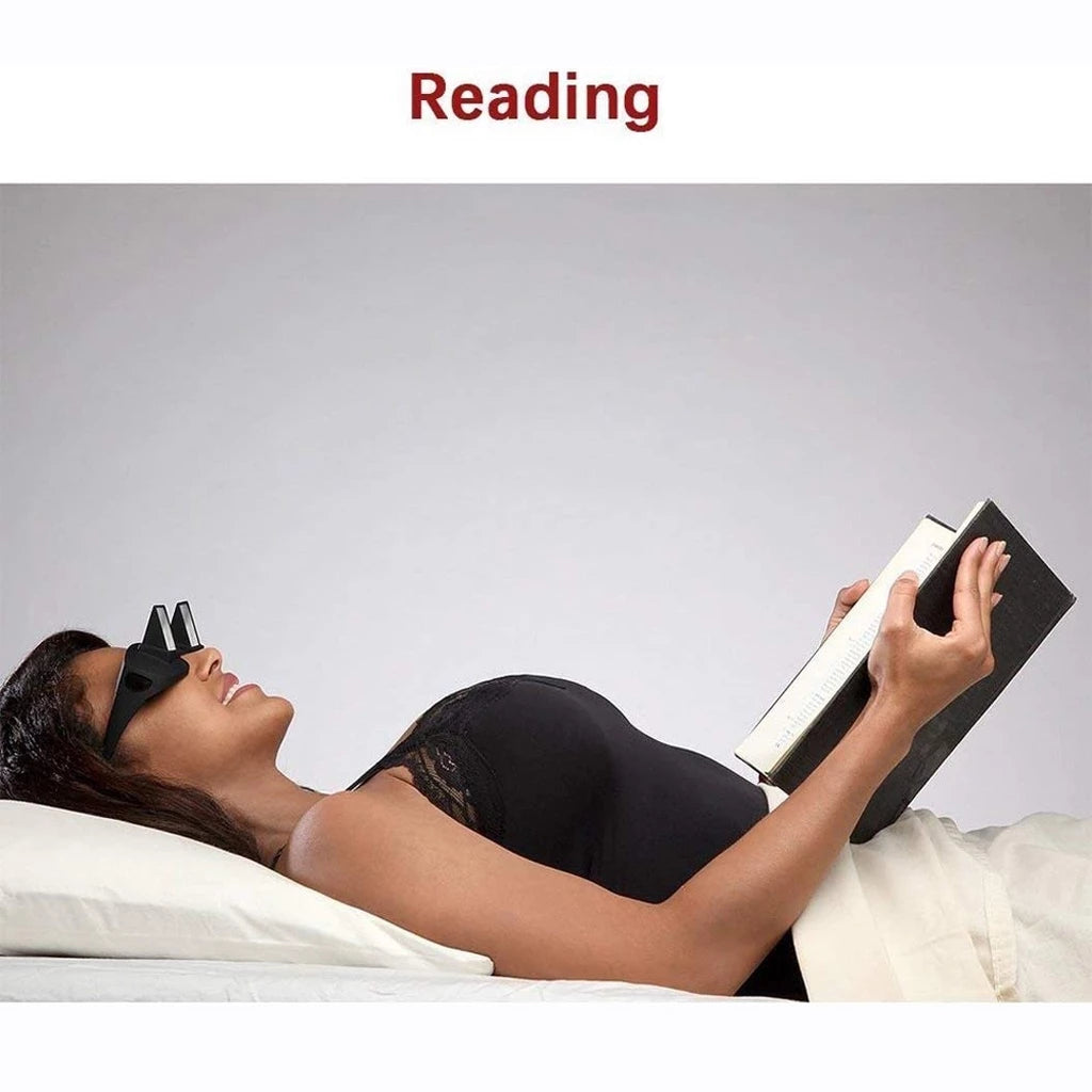 90° Lazy Prism Glasses for Bed Reading & TV