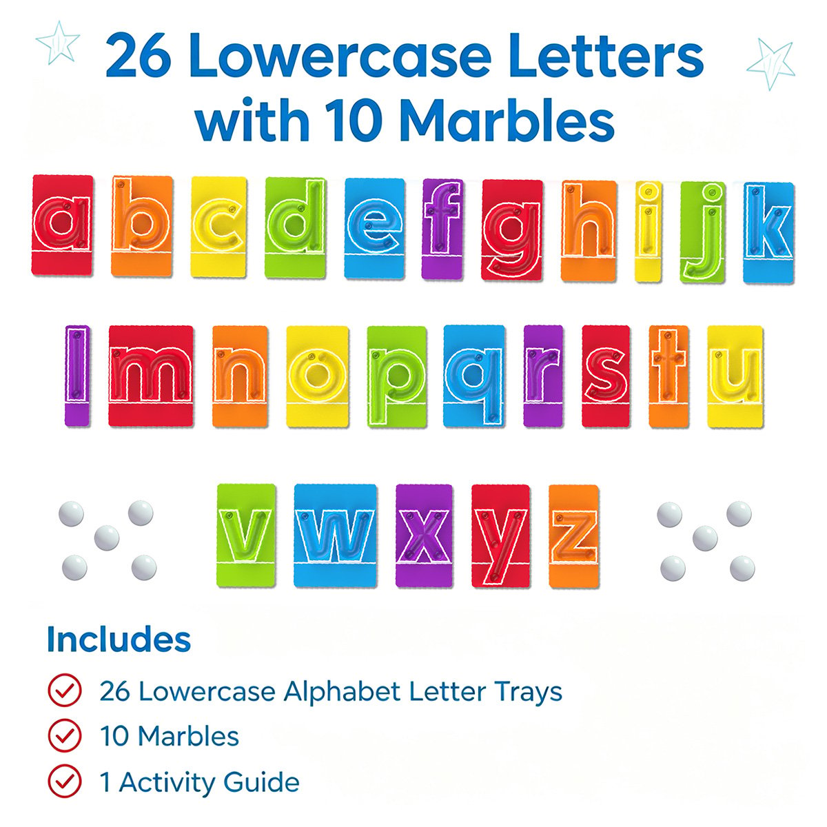 Marble Tracers Roll Into Letter-Writing Fun