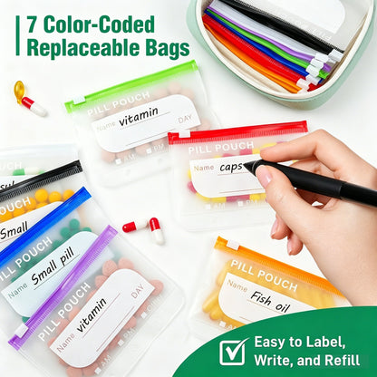 💊 A8 Waterproof Pill Pouch Set