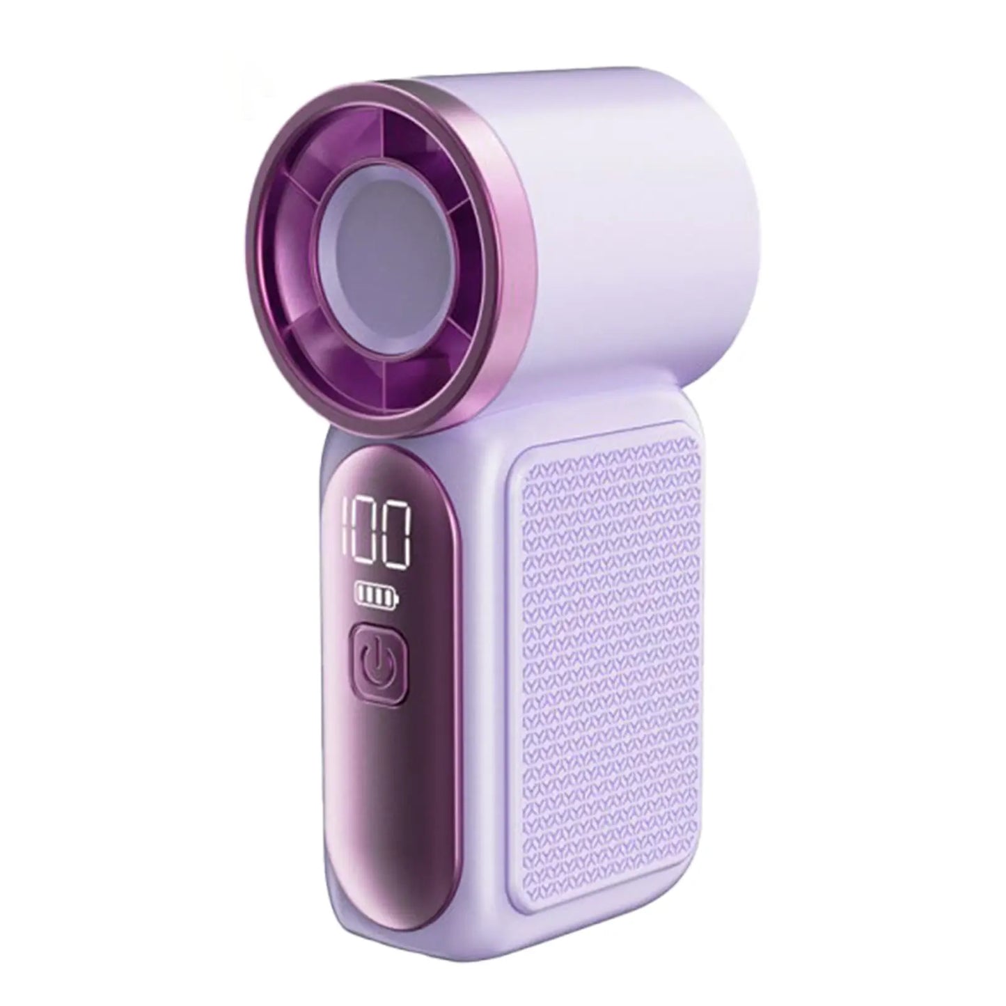 Mini Handheld Turbo Fan with LED Display – 100-Speed Portable Pocket Cooling Fan for Women, USB Rechargeable Travel & Makeup Essential