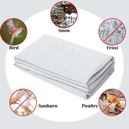 🎁Non-Woven Plant Frost Protection Cover With Zipper &amp; Clear Window