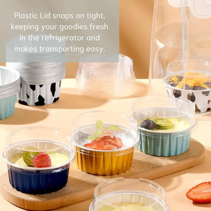 Mini Aluminum Foil Cupcake Baking Cups