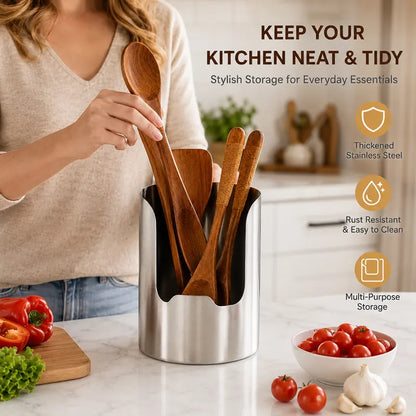 Thickened Stainless Steel Utensil Organizer