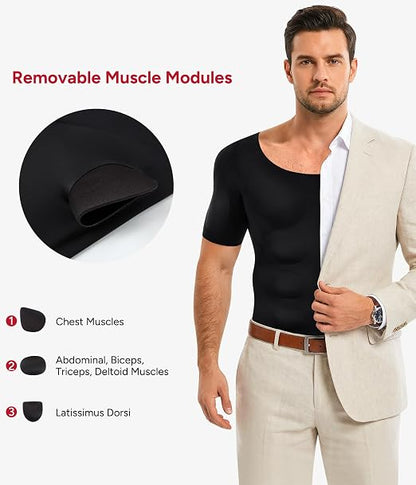 Short Sleeve Men Body Shaper