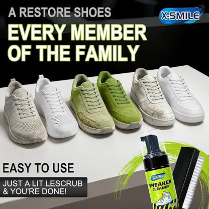 🎁Premium Sneaker Cleaning Kit With Foam Cleaner, Brush & Microfiber Towel