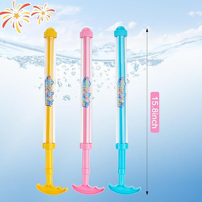Telescopic Water Gun – Summer Outdoor Pool & Beach Water Fight Party Toy (41cm Long-Range Pump Water Blaster)